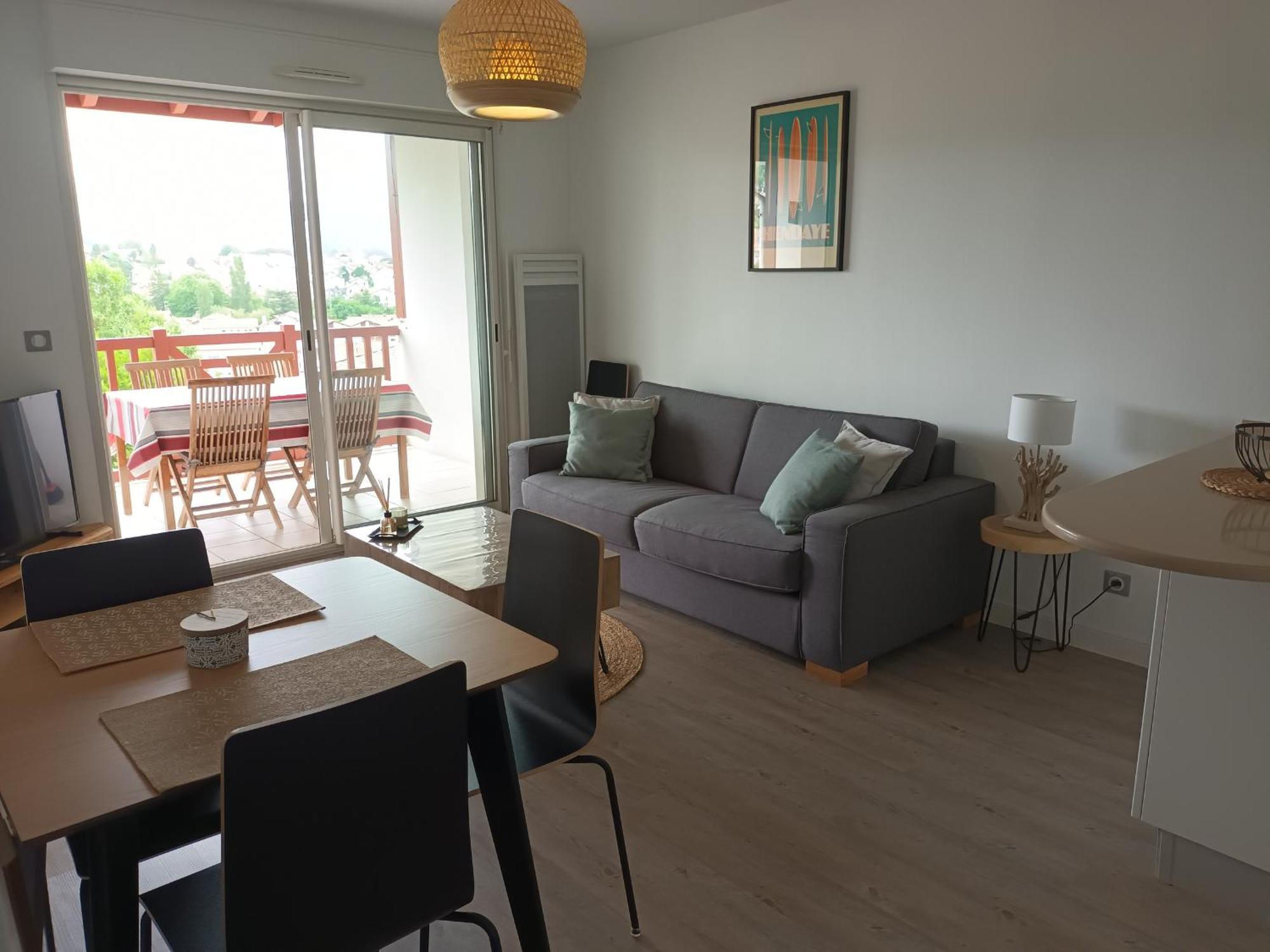 Appart. 2* A Hendaye, Proche Centre, Parking Privatif - Fr-1-239-777 Apartman Kültér fotó
