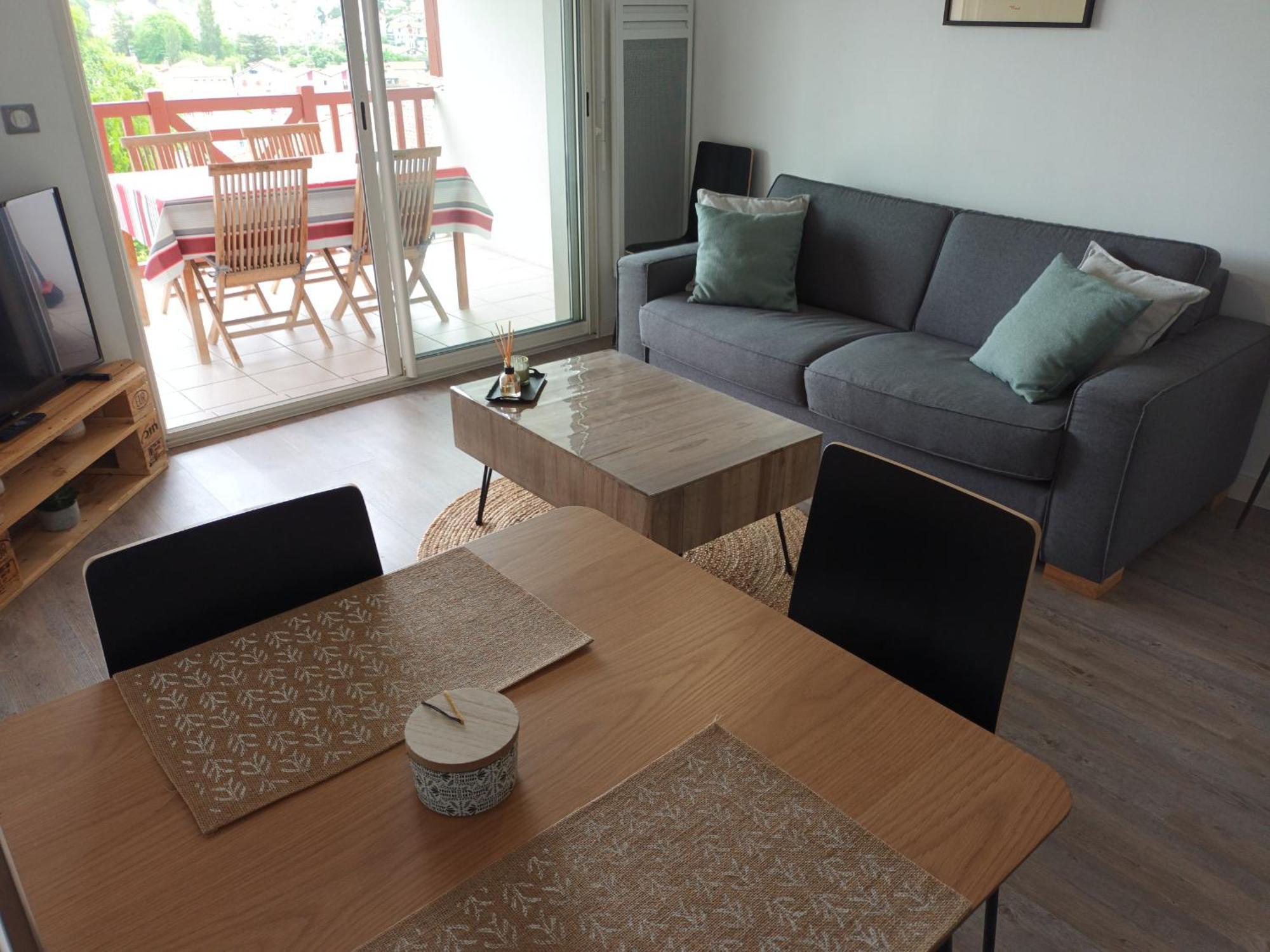 Appart. 2* A Hendaye, Proche Centre, Parking Privatif - Fr-1-239-777 Apartman Kültér fotó